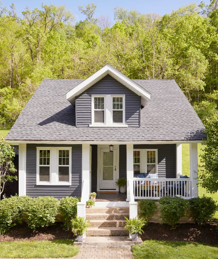 A welcoming first home with a front porch
